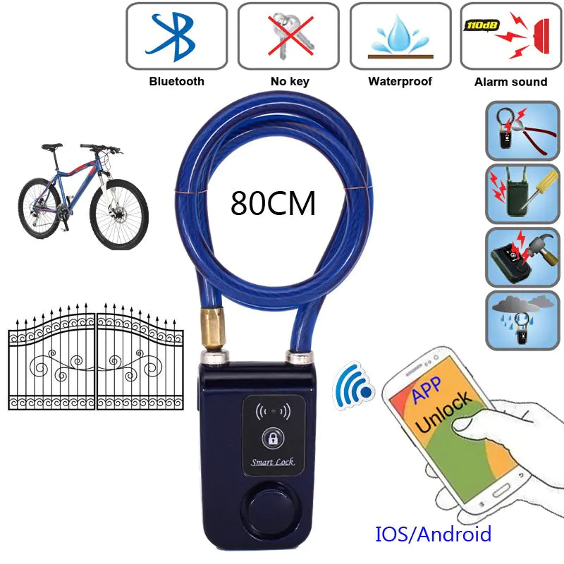 Electronic Bluetooth Lock with Key System
