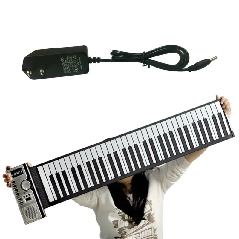 61-Key Silicone Foldable Electronic Piano